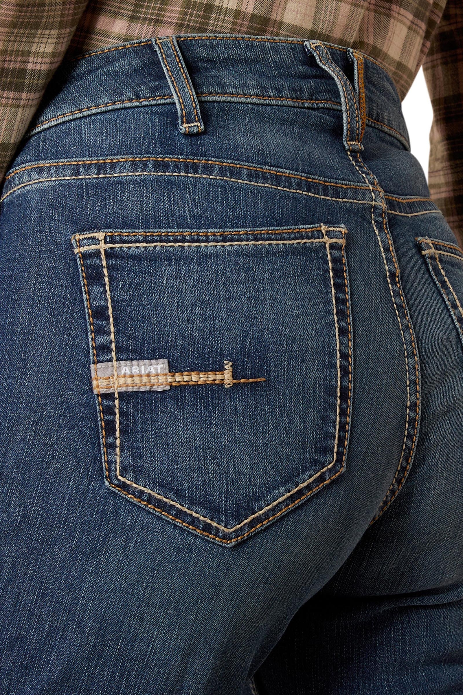 Ariat Rebar HR Riveter Straight Dame jeans med rett ben