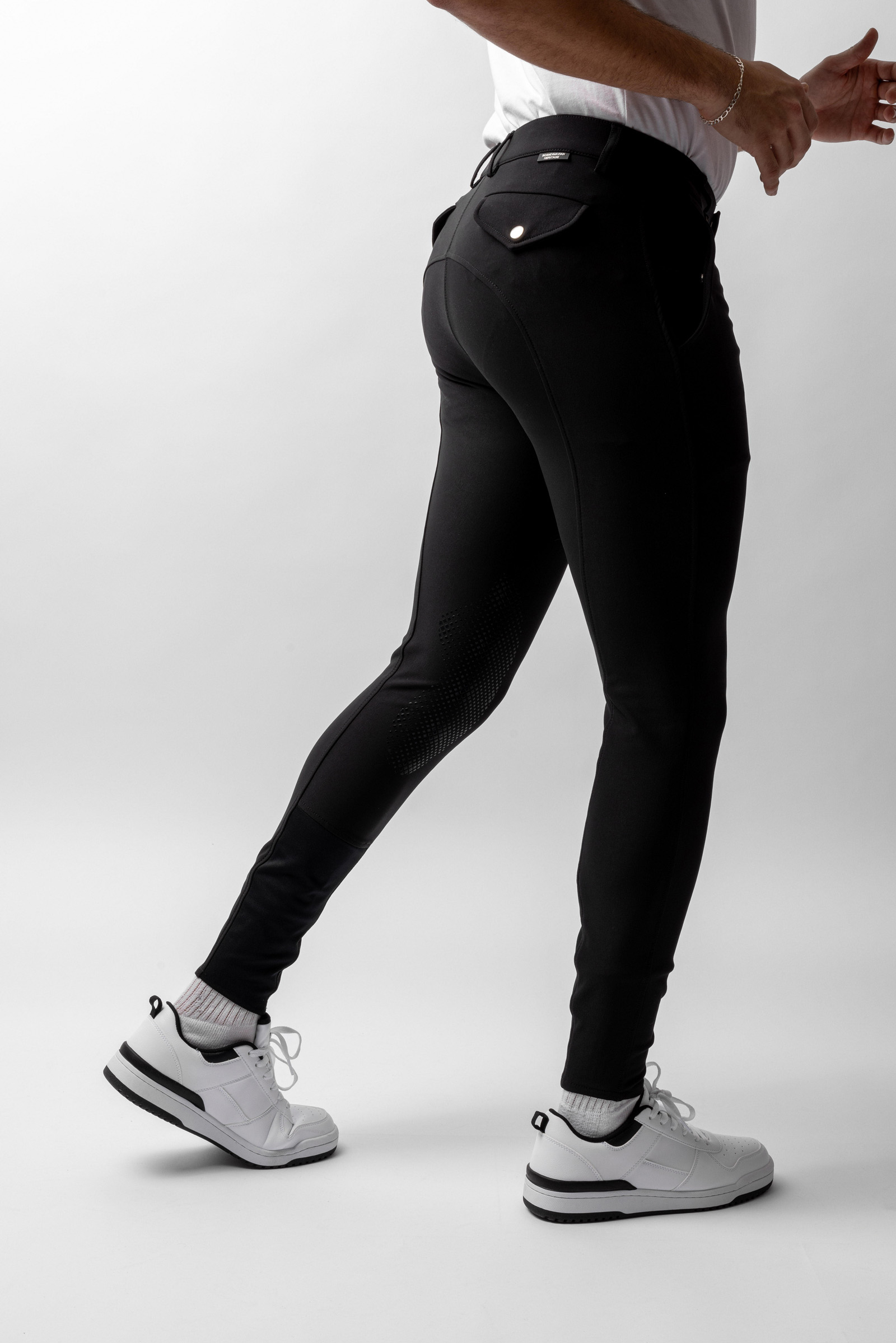 Horze Grand Prix ridebukse til herre med silikon-knegrip