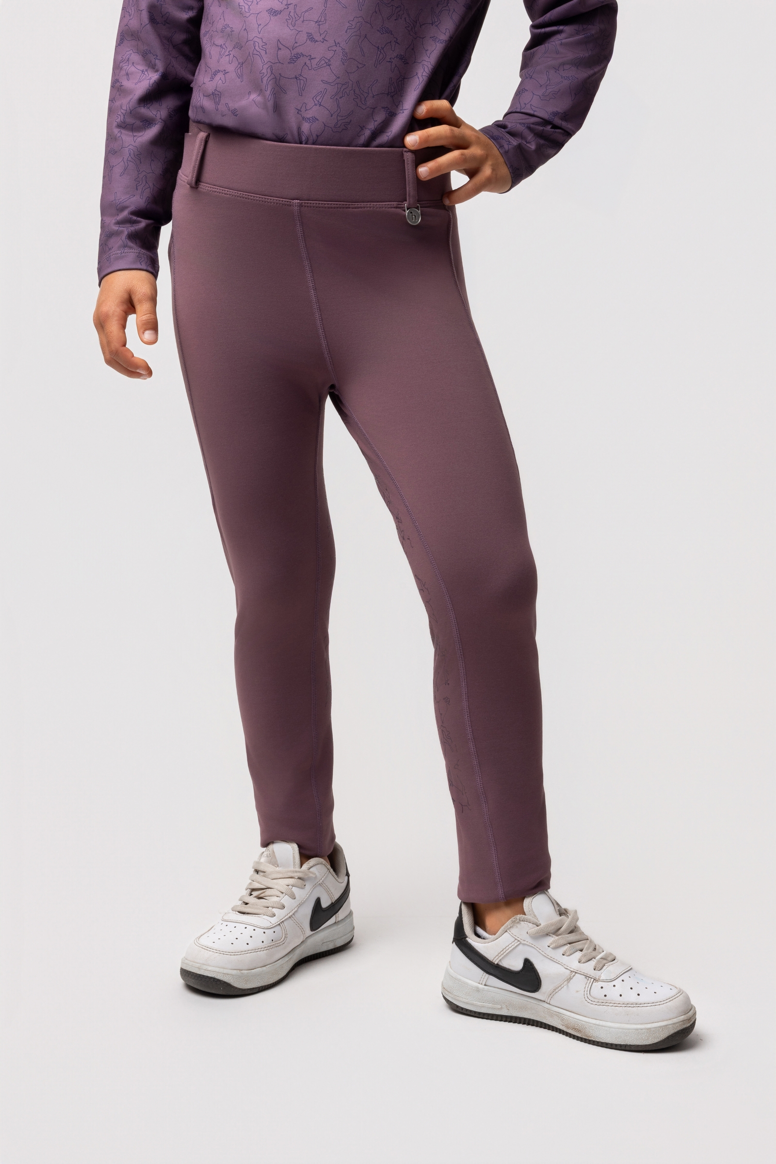 Horze Dea barns thermo helforsterkede ridebukser