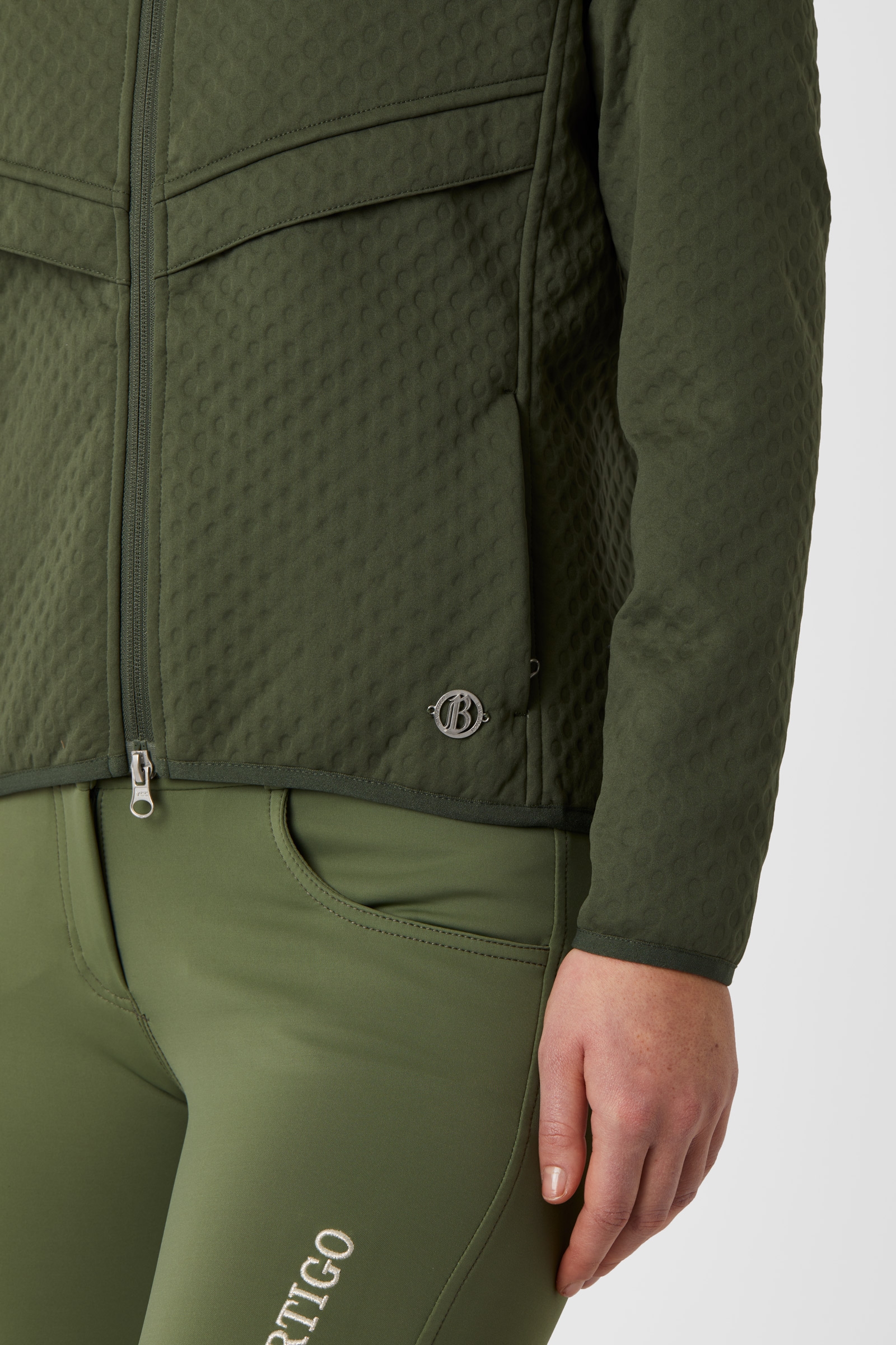 B Vertigo Norah hettejakke med scubastoff, dame