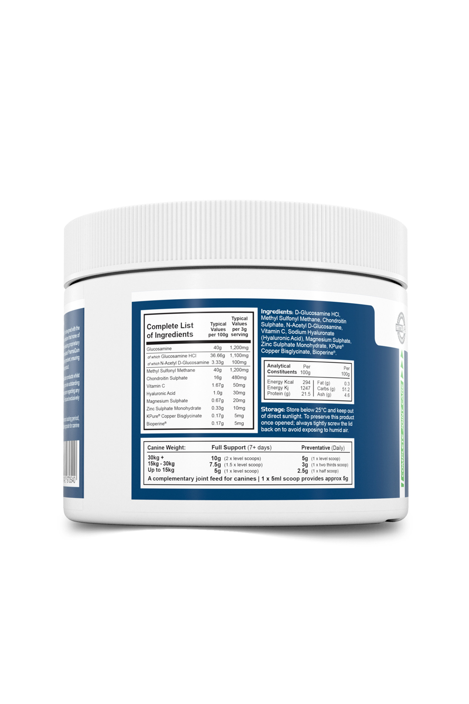 PharmaQuin Joint Complete HA fôrtilskudd til hund, 300 gram