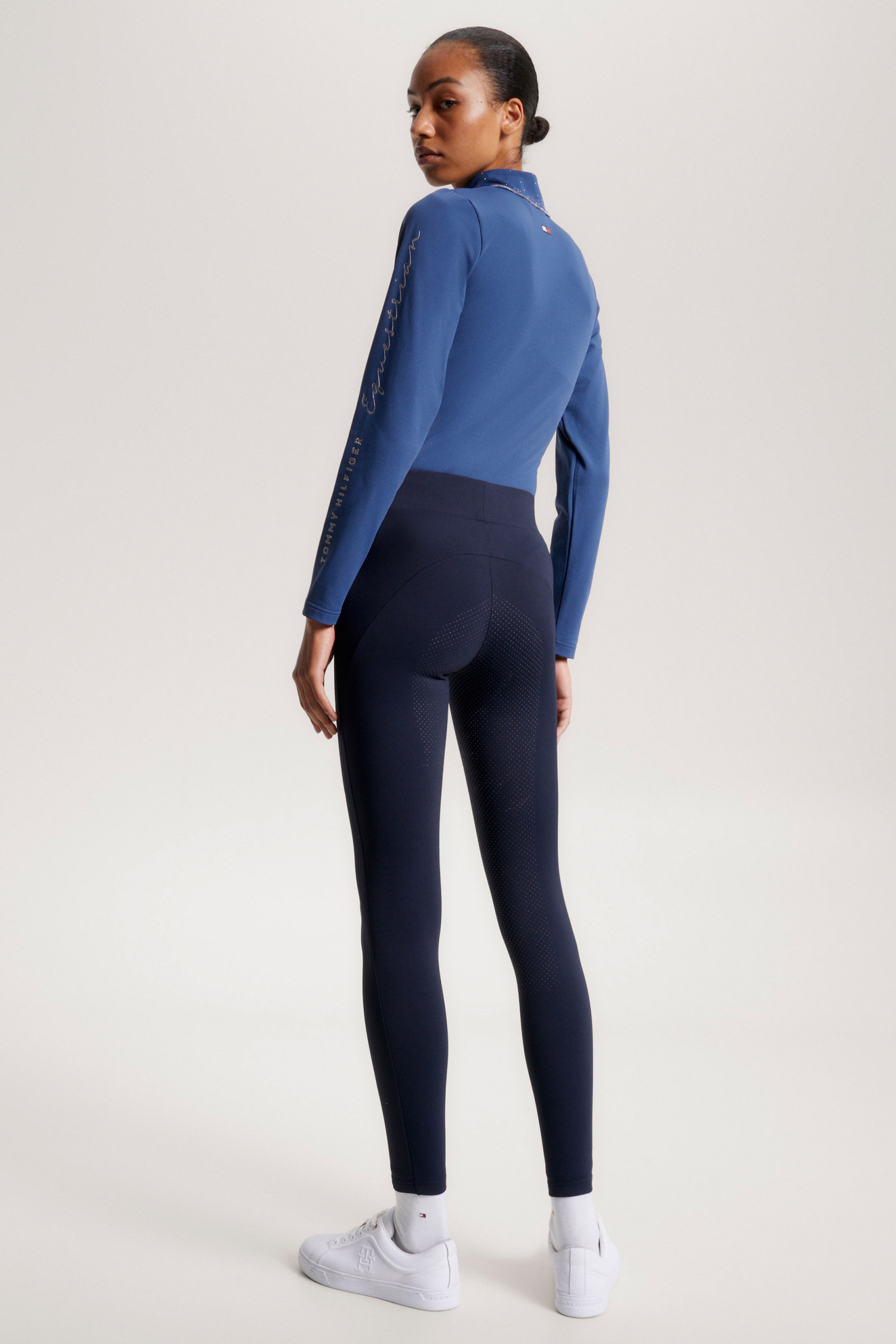Tommy Hilfiger Equestrian Elmira Vinter-Ridign-tights med full grep for kvinner