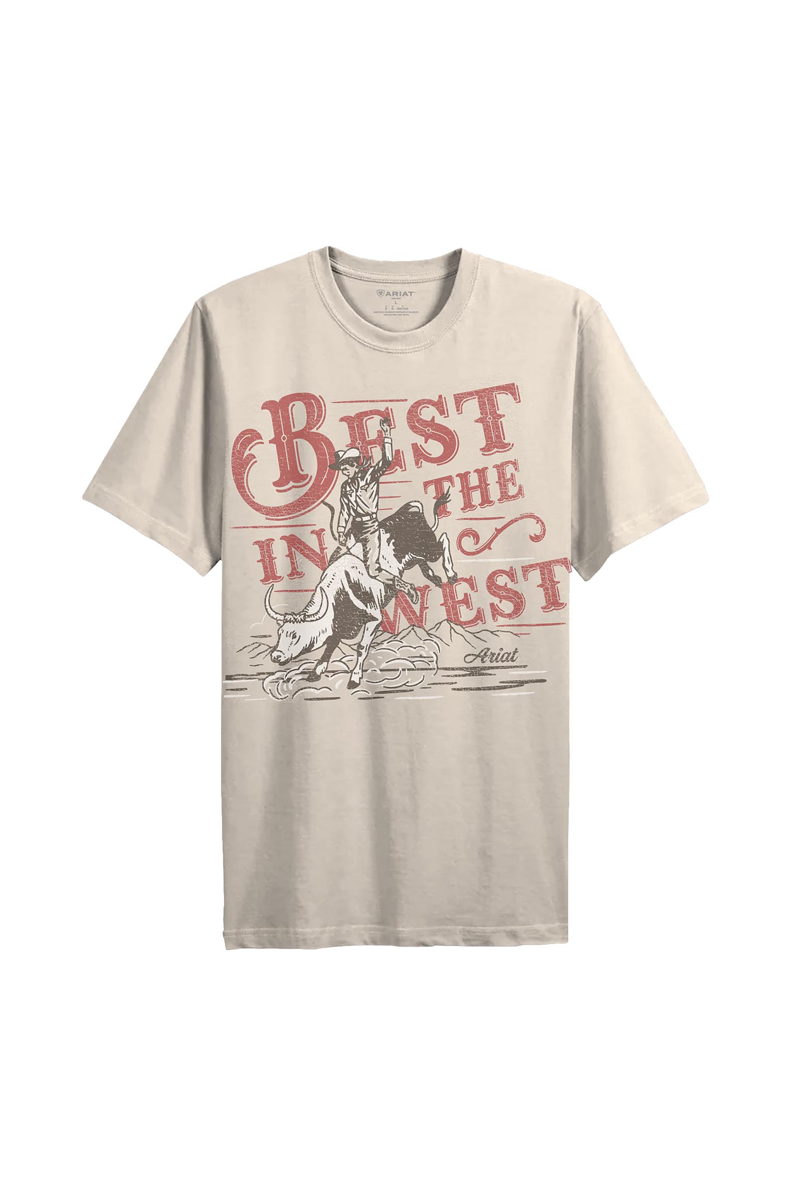 Ariat Dame Ariat Bull Rider Arched T-skjorte