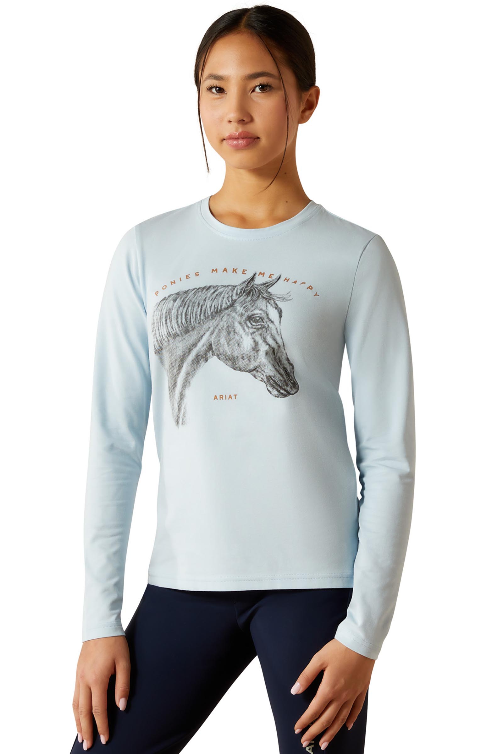 Ariat Happy langermet skjorte for barn