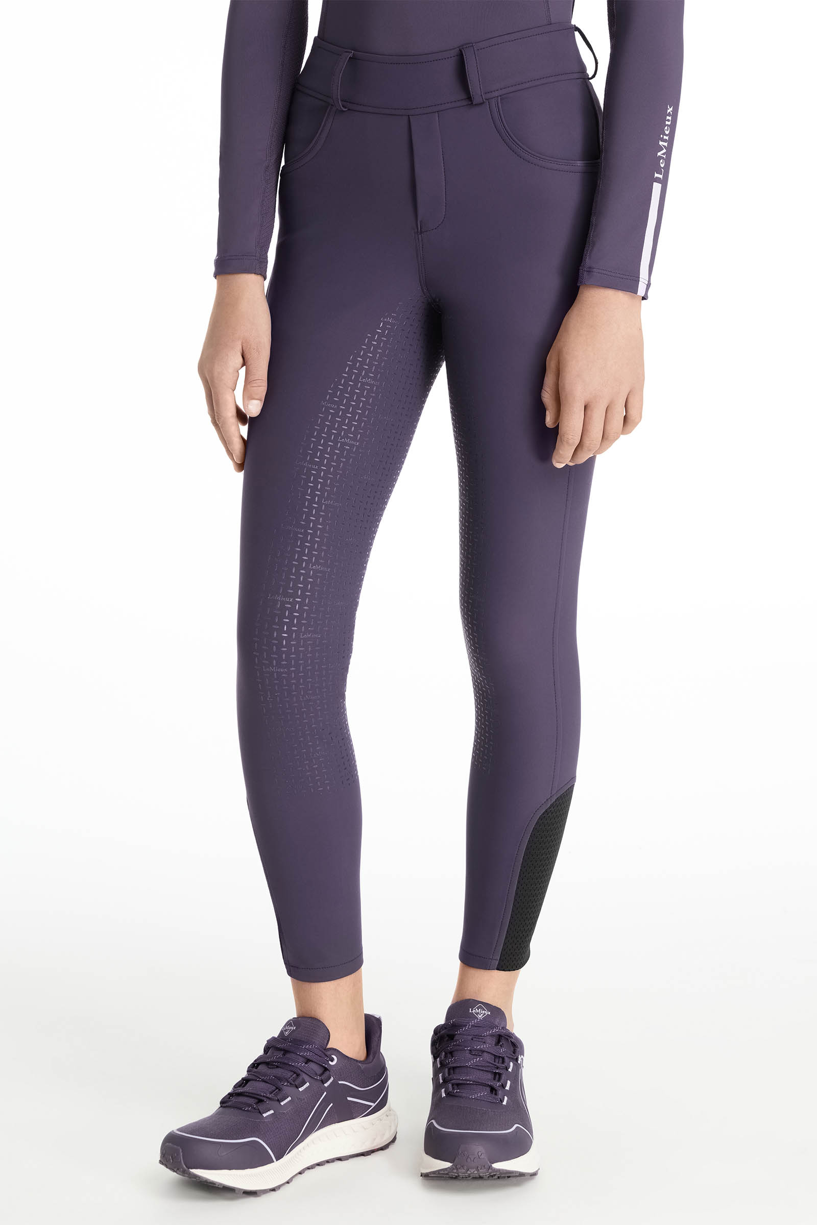LeMieux Young Rider Ella breggings for barn med b&oslash;rstet innside og full grip