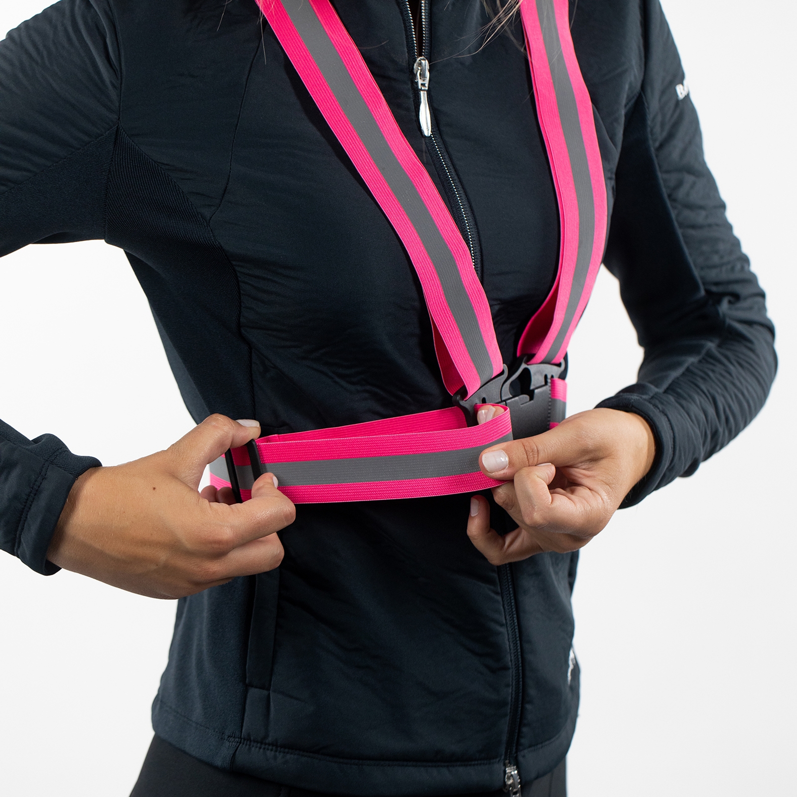 Horze vest med reflekterende stripe, justerbar