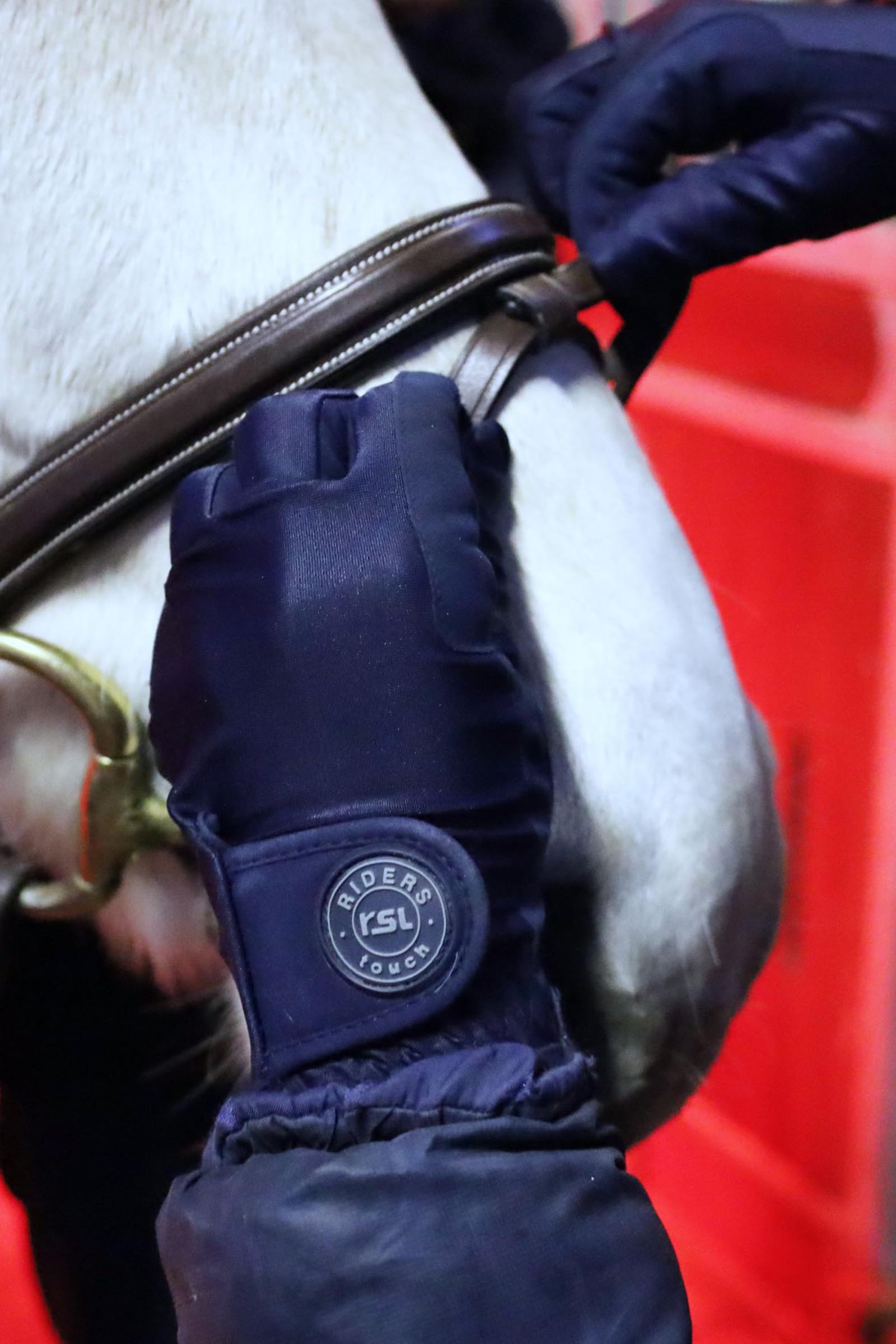 Navy RSL Amalia ridehansker for barn