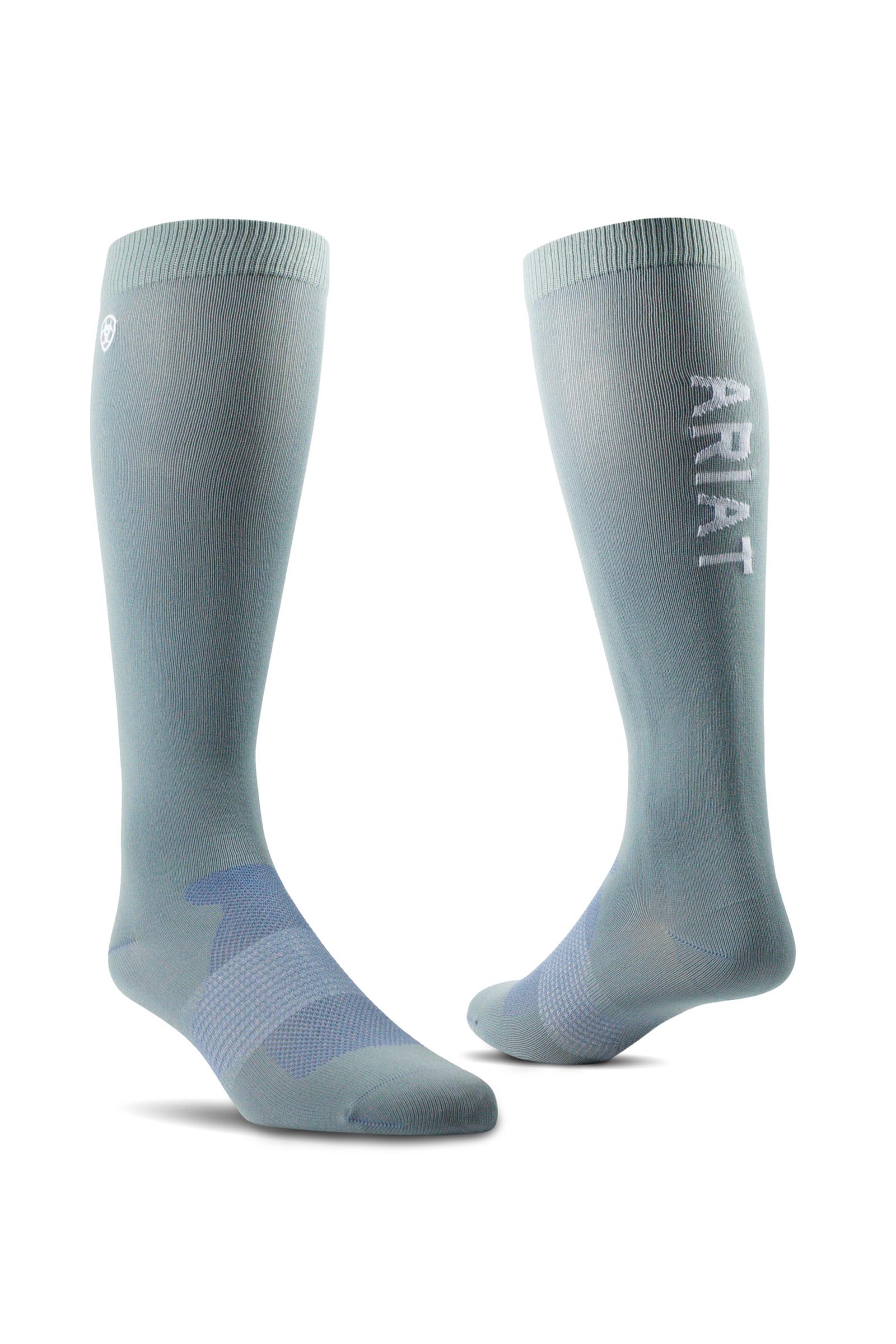 Grey Ariat AriatTek Essential Performance Sokker