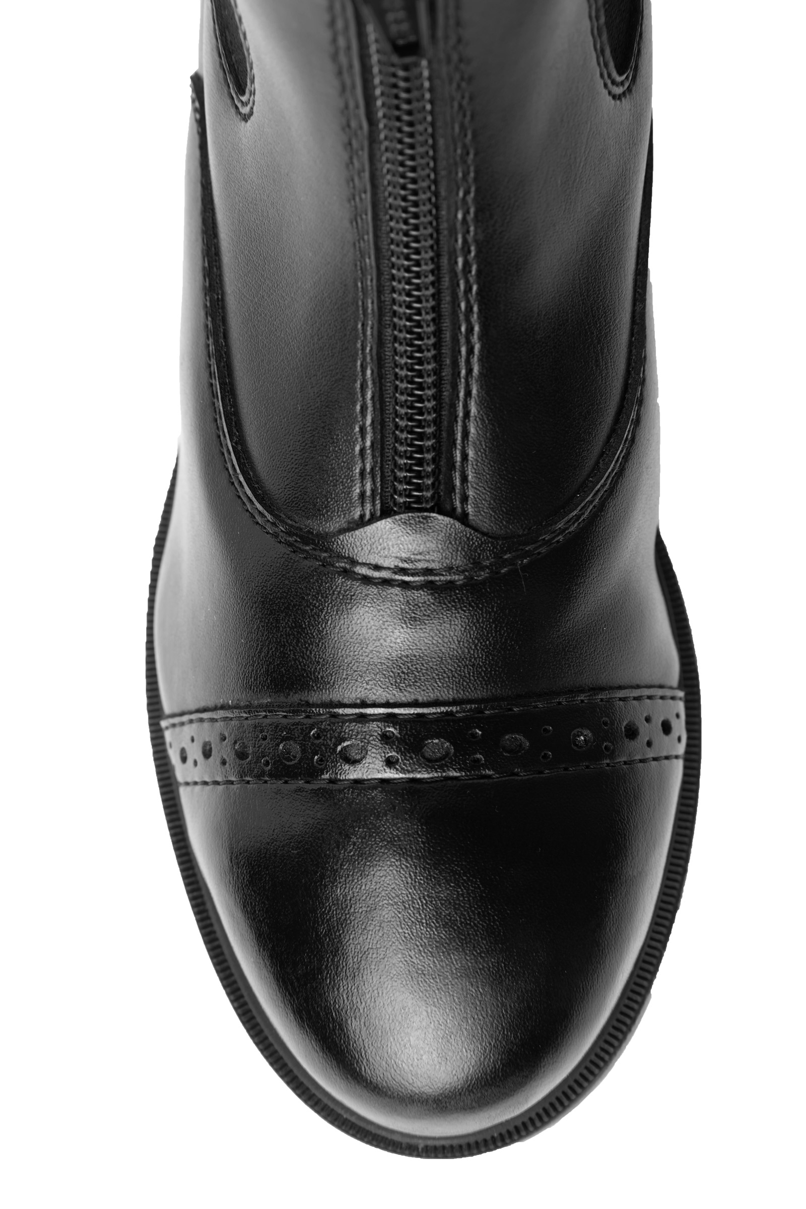 Horze Wexford jodhpur-vintersko med fuskepels og frontglidelås til barn