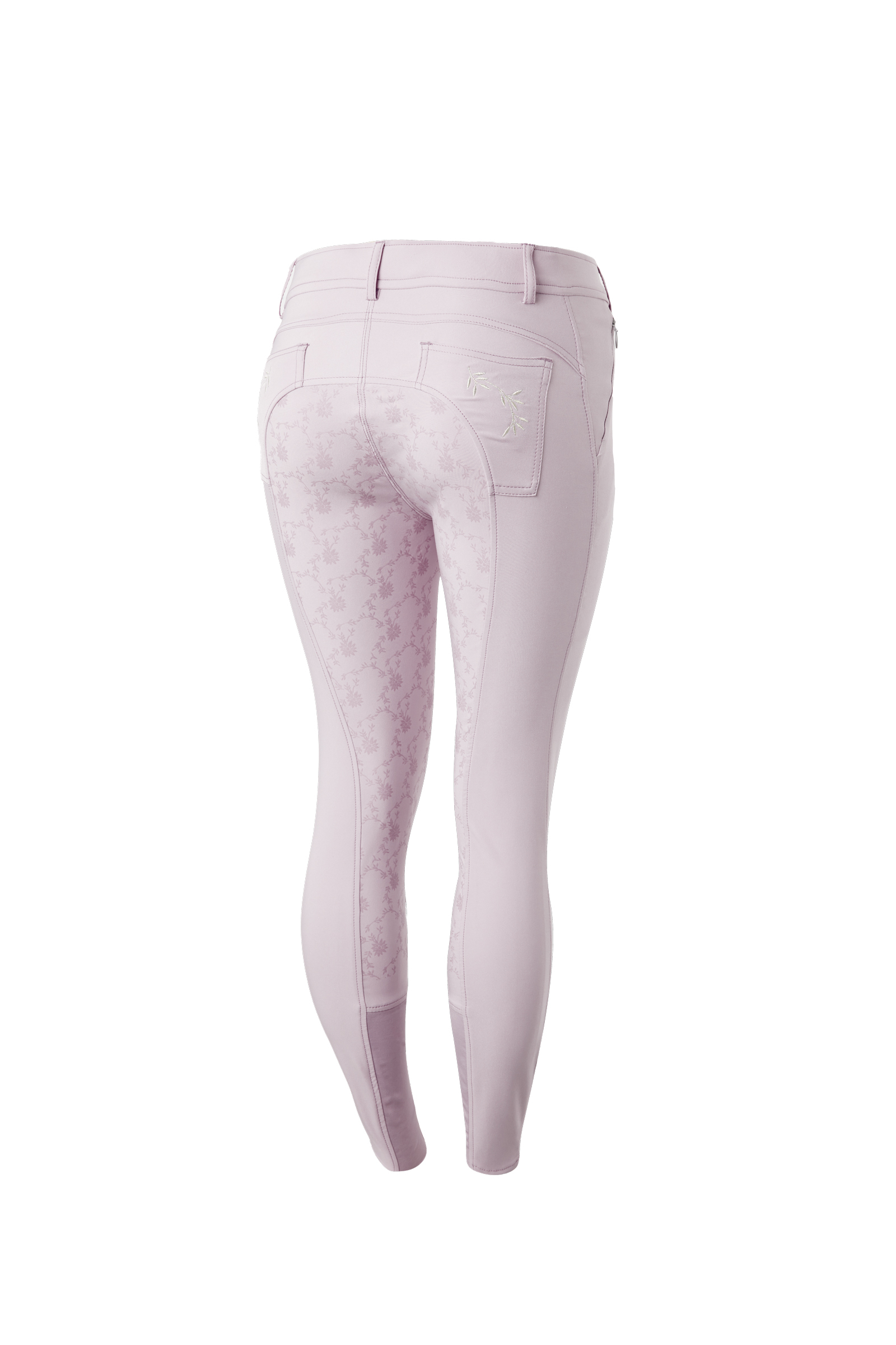 Horze Kaitlin helforsterkede ridebukser med blomsterdetaljer, dame