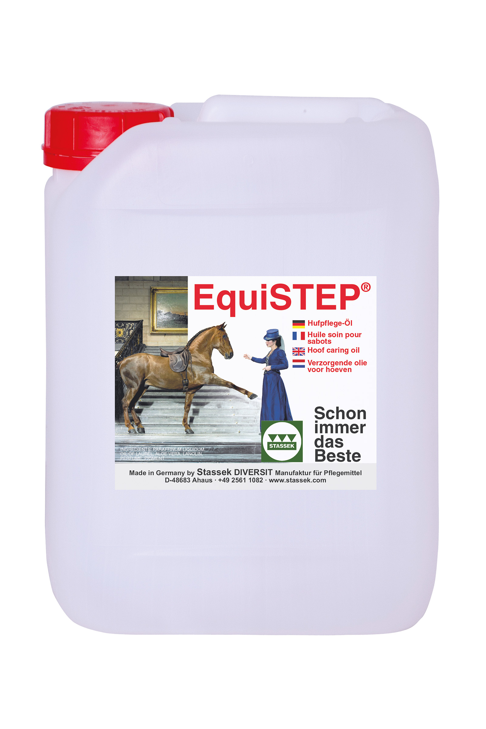 Stassek EquiSTEP Hovolje refillbeholder, 5 liters