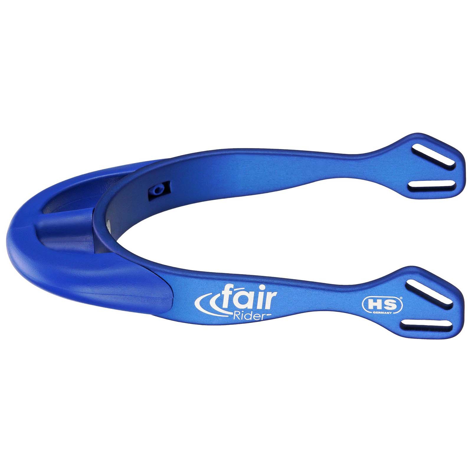 Blue/Blue Sprenger FairRider aluminiumsporer med rund hals, 25 mm