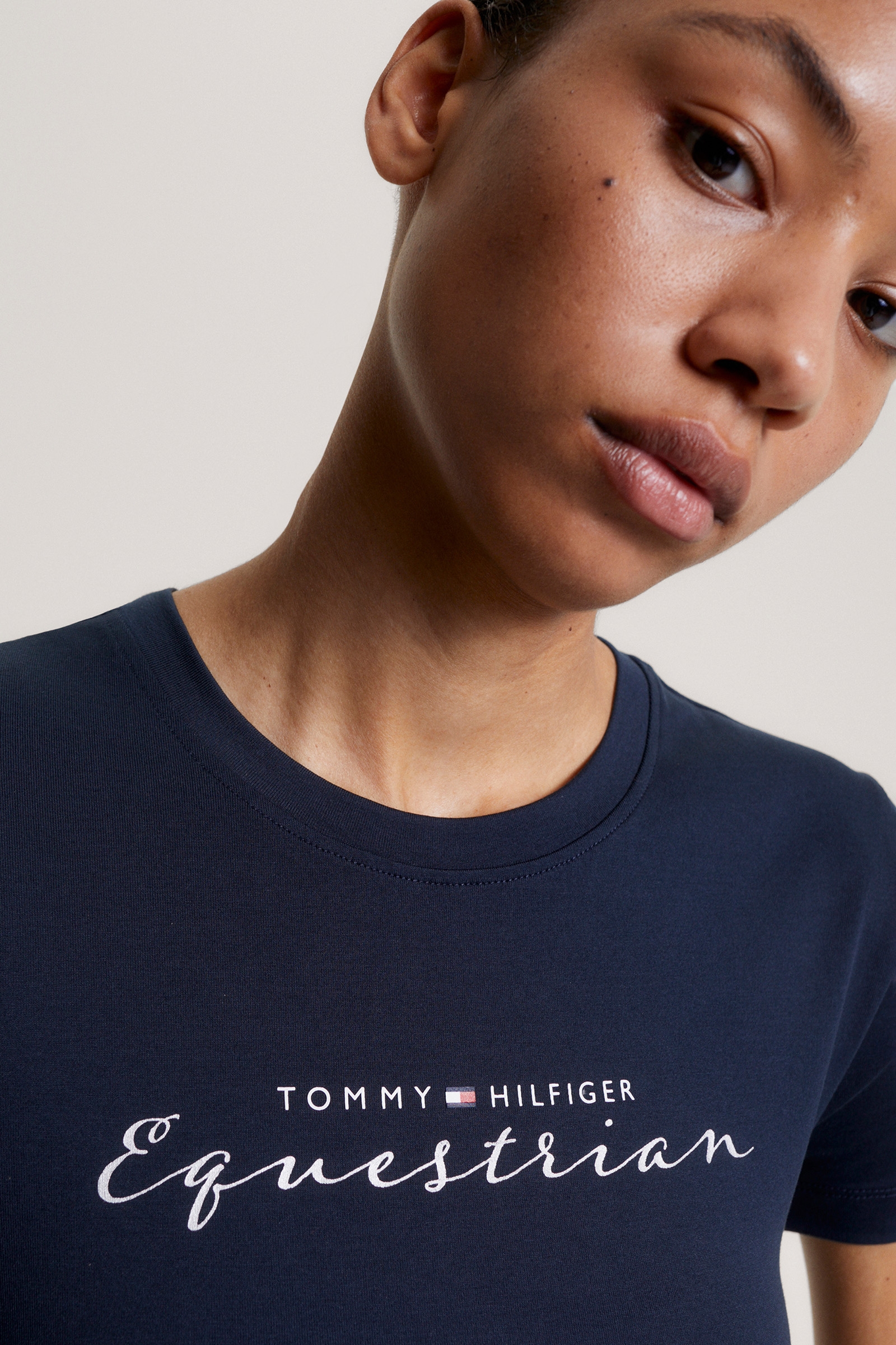 Tommy Hilfiger Equestrian Brooklyn T-skjorte med korte ermer og motiv