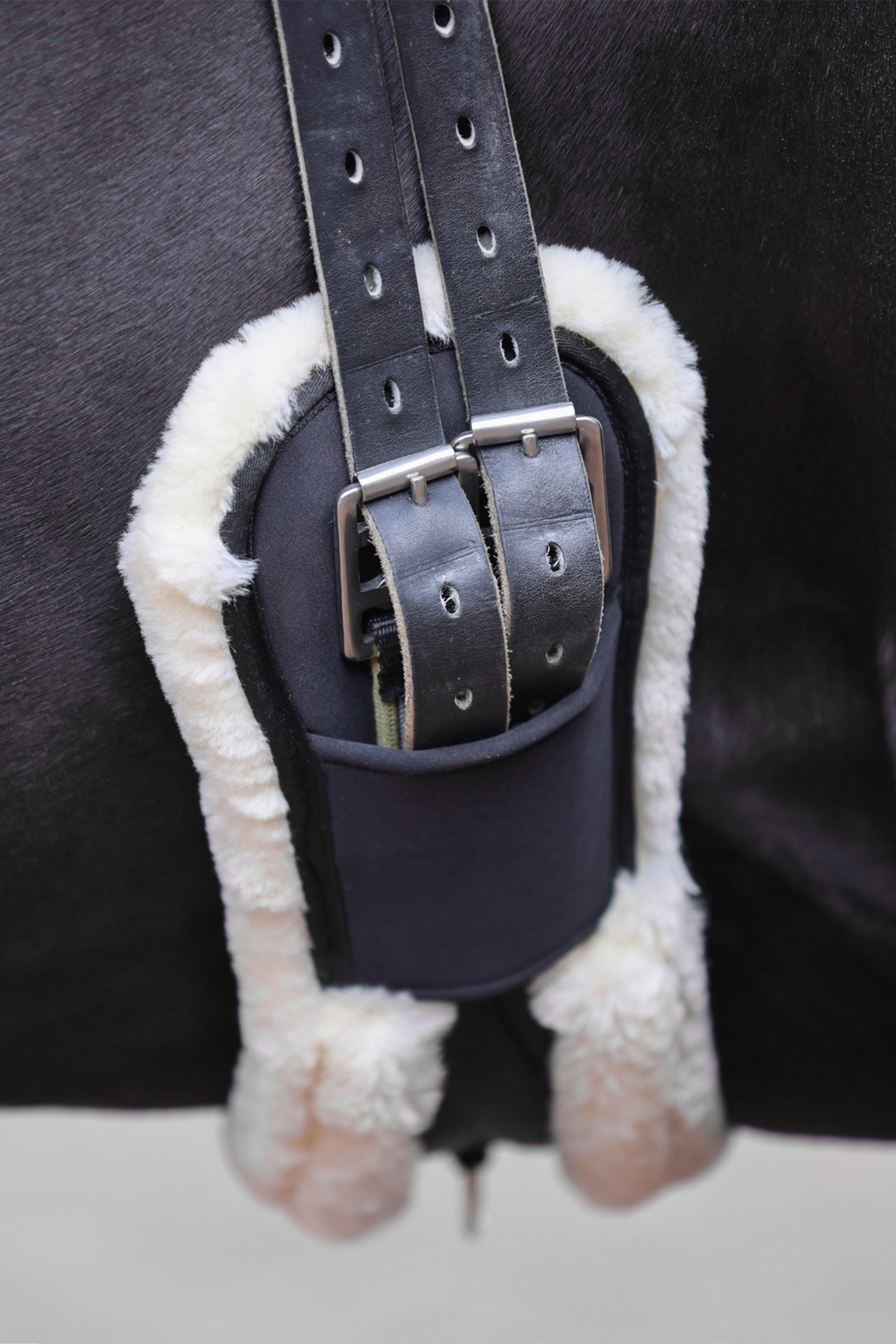 Covalliero kort gjord med fuskepels