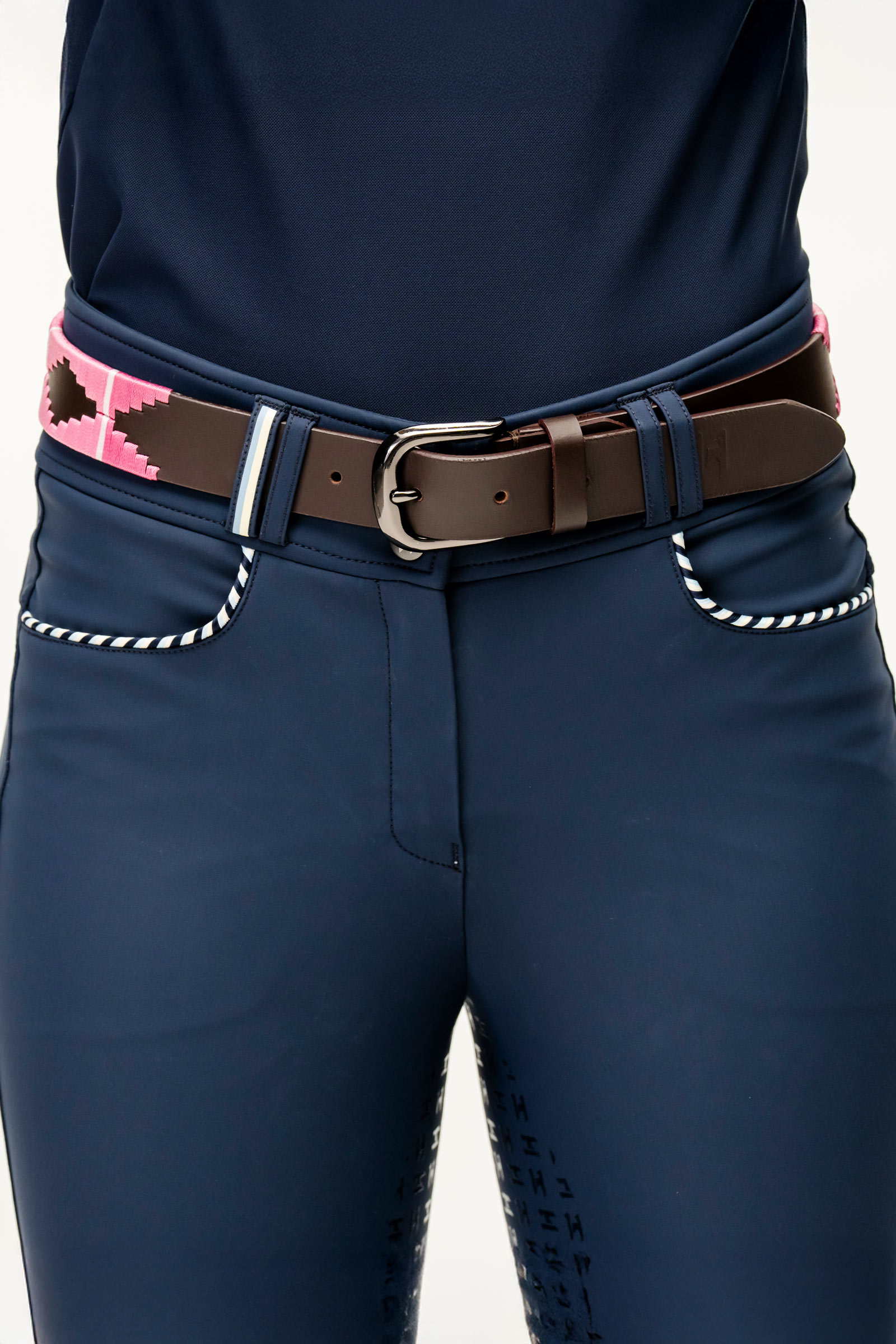 Newmarket Pink Horseware Newmarket Polo belte