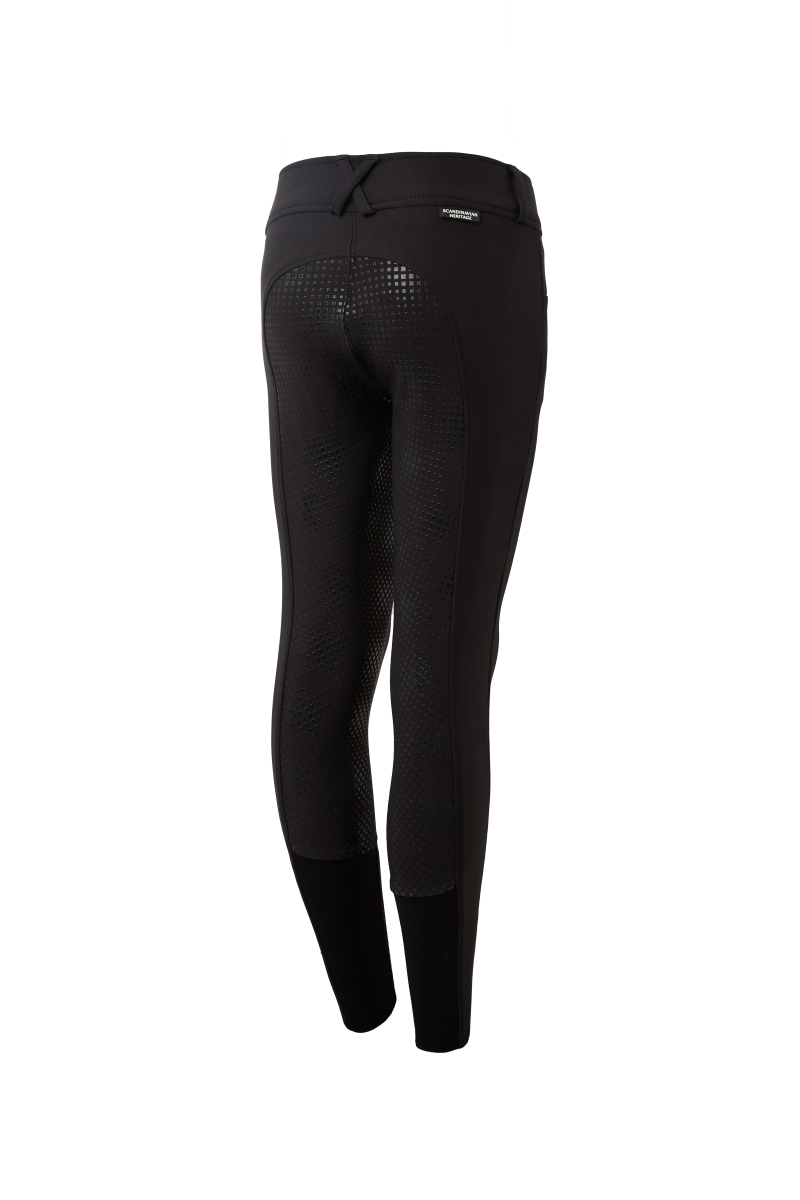 Horze Grand Prix ridebukse med helforsterkning i silikon for barn, UPF 50+