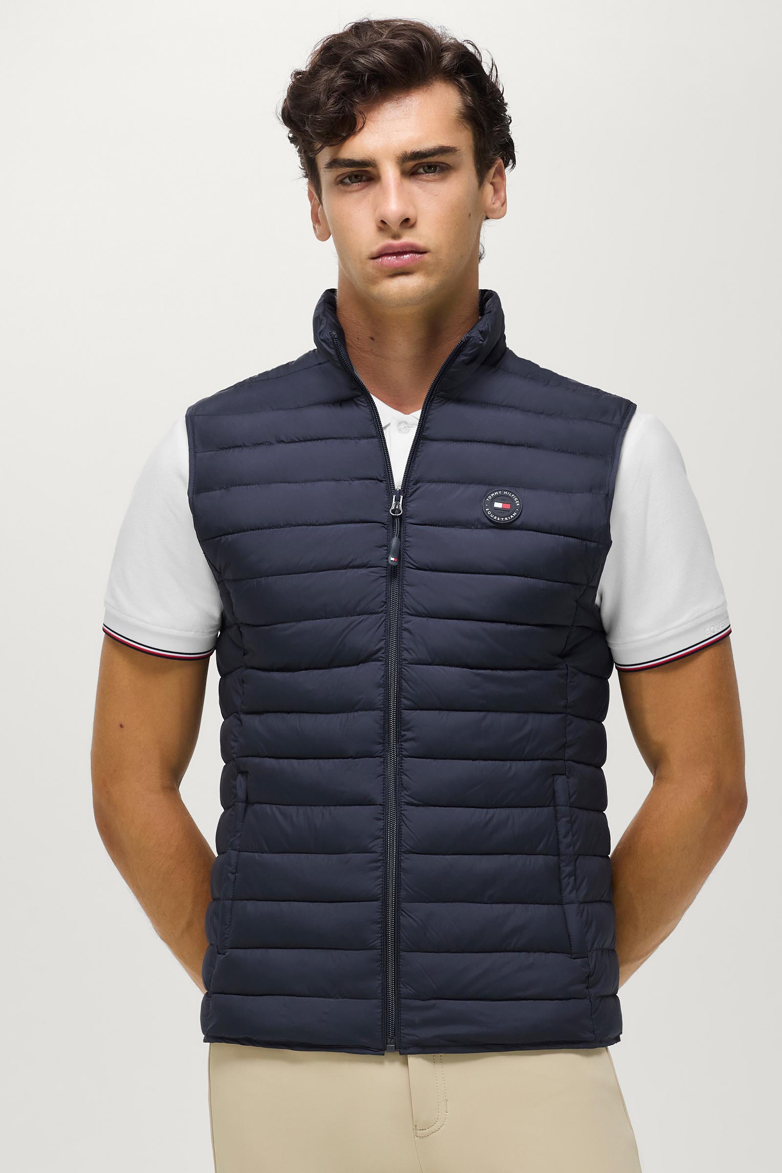 Tommy Hilfiger Equestrian Montero herre vattert vest
