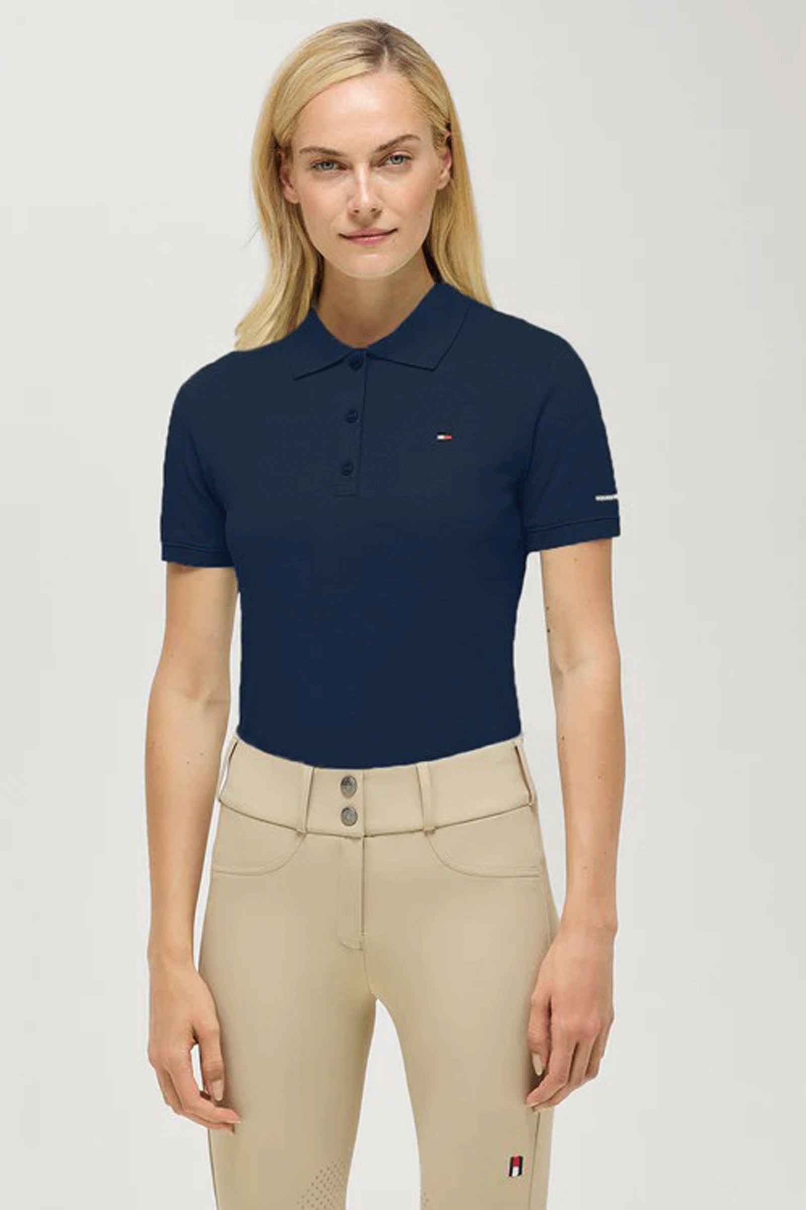 Tommy Hilfiger Equestrian pique-skjorte dame