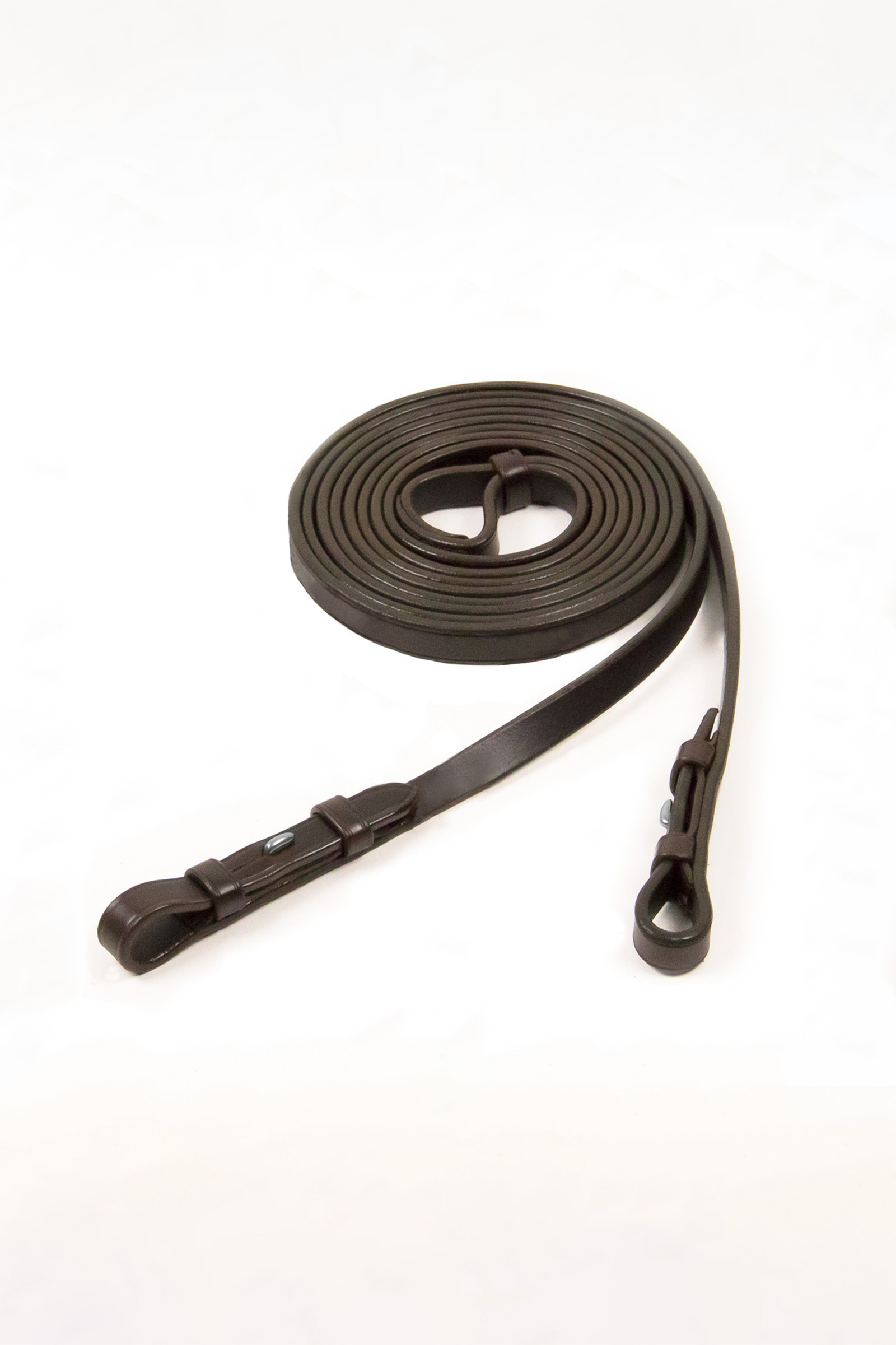 Dark Brown/Silver Schockem&ouml;hle Sports Double bridle t&oslash;yler, 13mm, krok, ingen stoppe